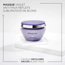 Masque Ultra-Violet Blond Absolu Kérastase 200ml 10 Masque Ultra-Violet Blond Absolu Kérastase 200ml -Capillaires Produits Magasin 3474636692408 1 05779.1684846744