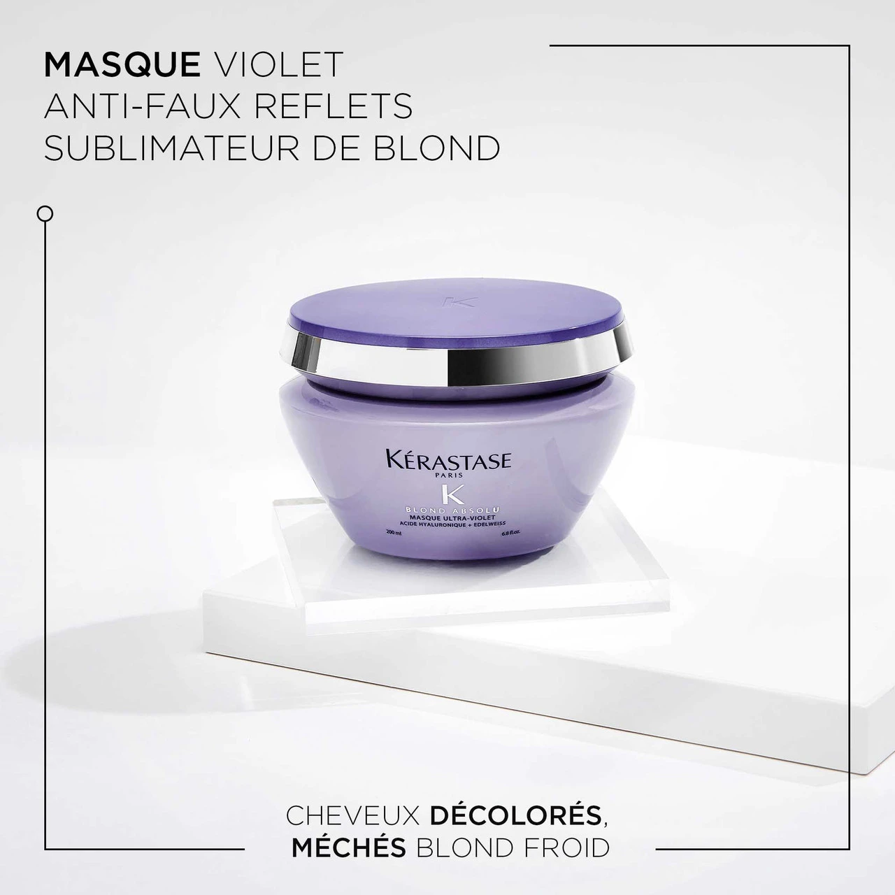 Masque Ultra-Violet Blond Absolu Kérastase 200ml 6 Masque Ultra-Violet Blond Absolu Kérastase 200ml – Image 4