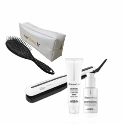 Pack Steampod 3.0 L'Oréal + Crème épais + Serum + Trousse + Brosse