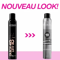 Quick Dry 18 Redken 400ml -Capillaires Produits Magasin Spray Se chage Rapide Quick Dry Redken Styling New look 51960.1694768489