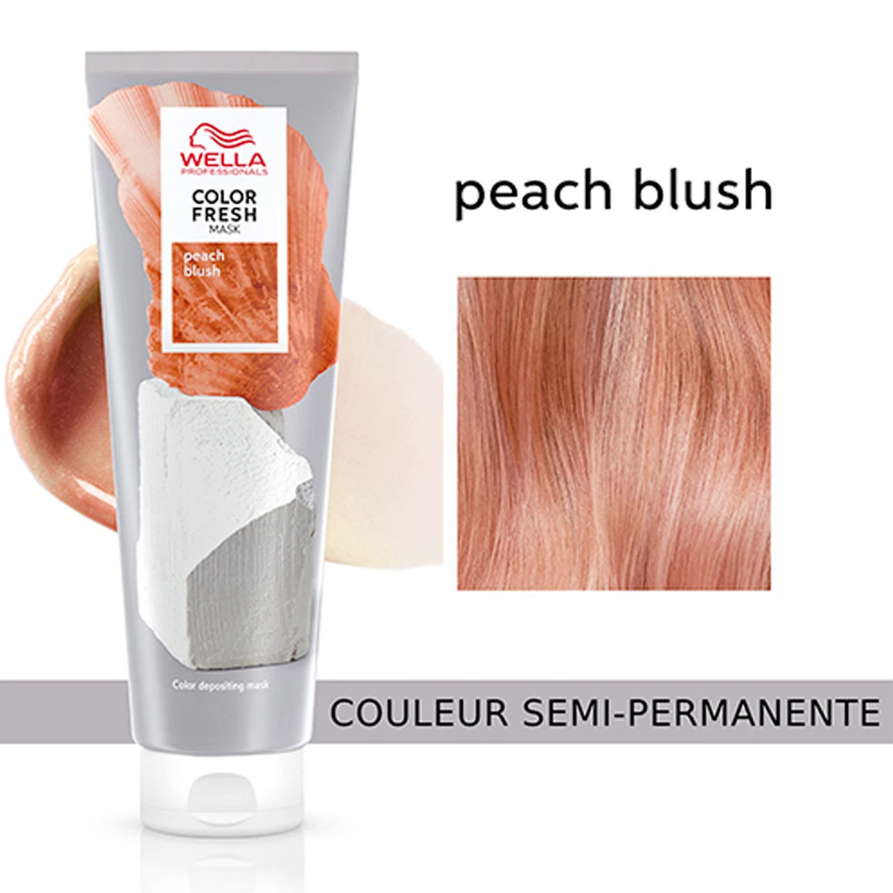 Masque Color Fresh Wella Peach Blush 150ml 4 Masque Color Fresh Wella Peach Blush 150ml – Image 2