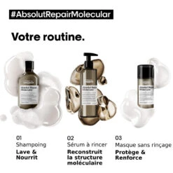 Shampooing Absolut Repair Molecular L'Oréal Professionnel 300 Ml -Capillaires Produits Magasin molecular 1 25564.1694081532.1280.1280 68640.1694081968.1280.1280 73480.1694087331