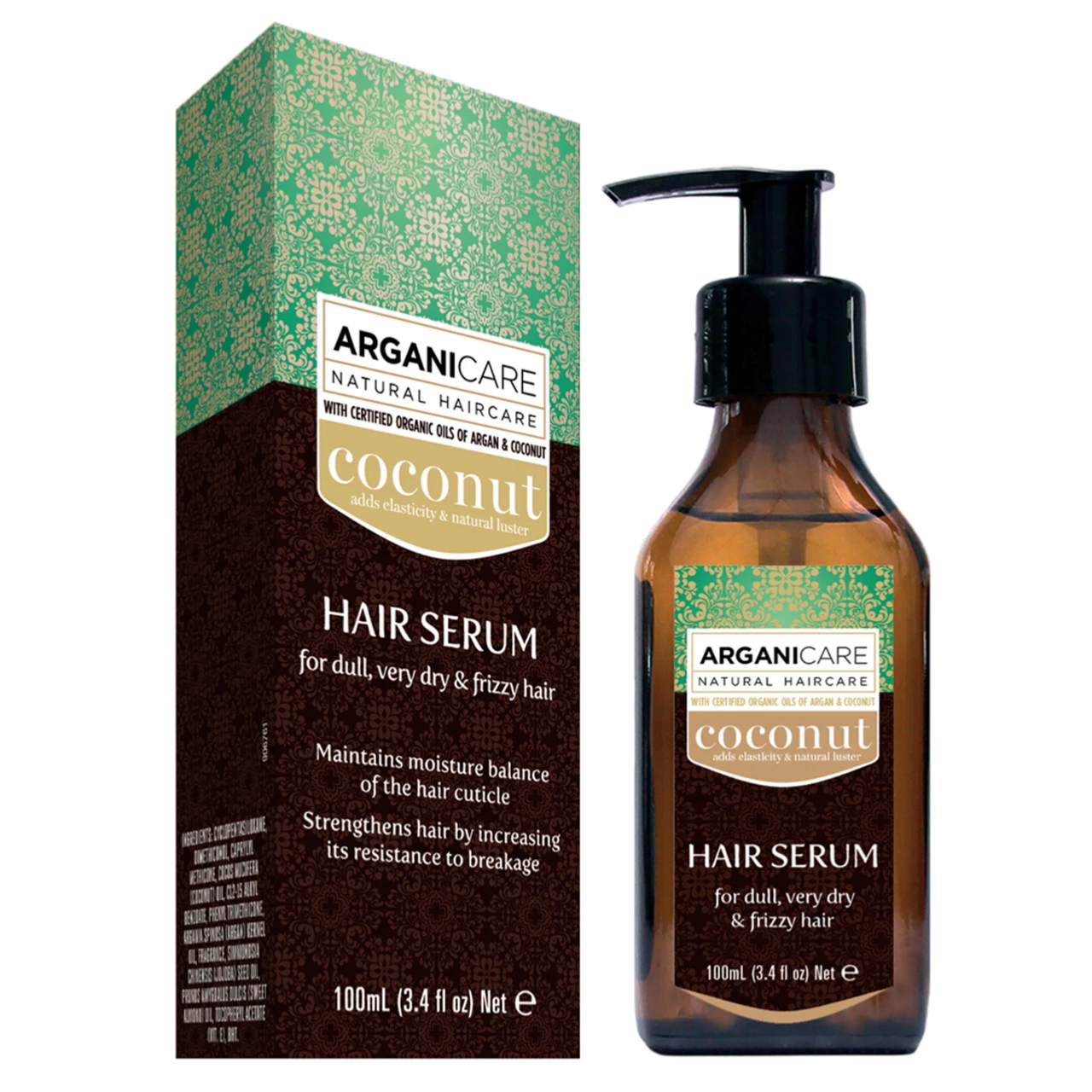 Sérum Coconut Arganicare 100ml 3 Sérum Coconut Arganicare 100ml