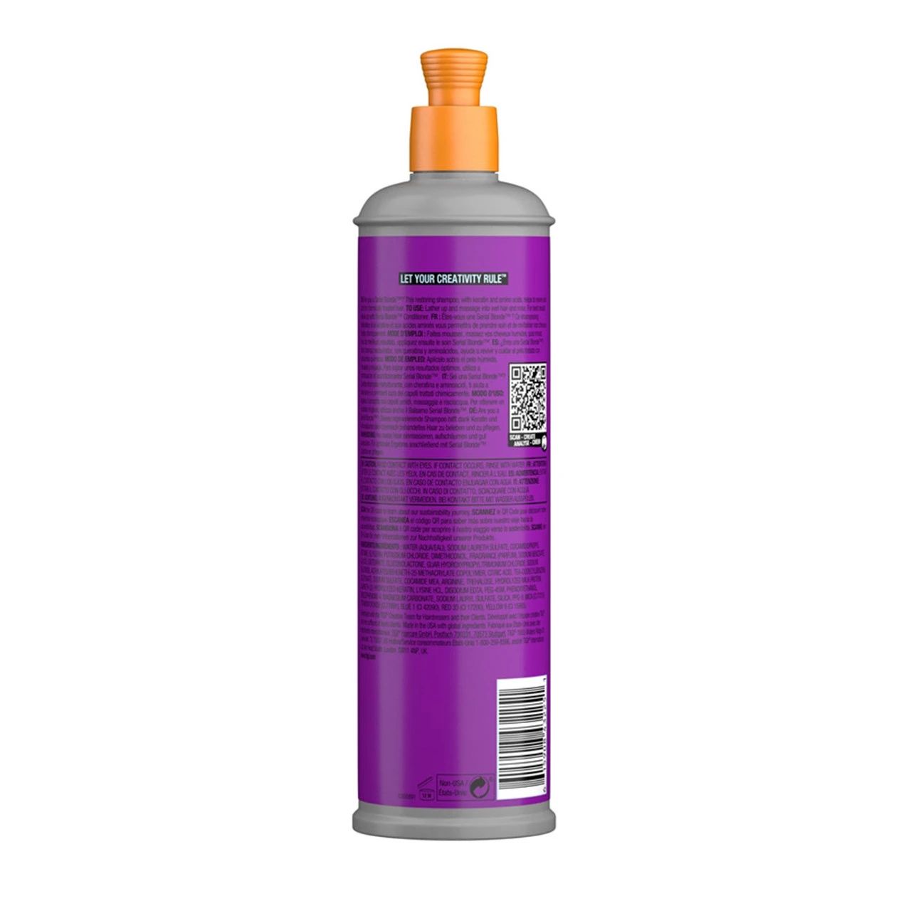 Shampooing Tonifiant Violet Serial Blonde Tigi 400ml 4 Shampooing Tonifiant Violet Serial Blonde Tigi 400ml – Image 2